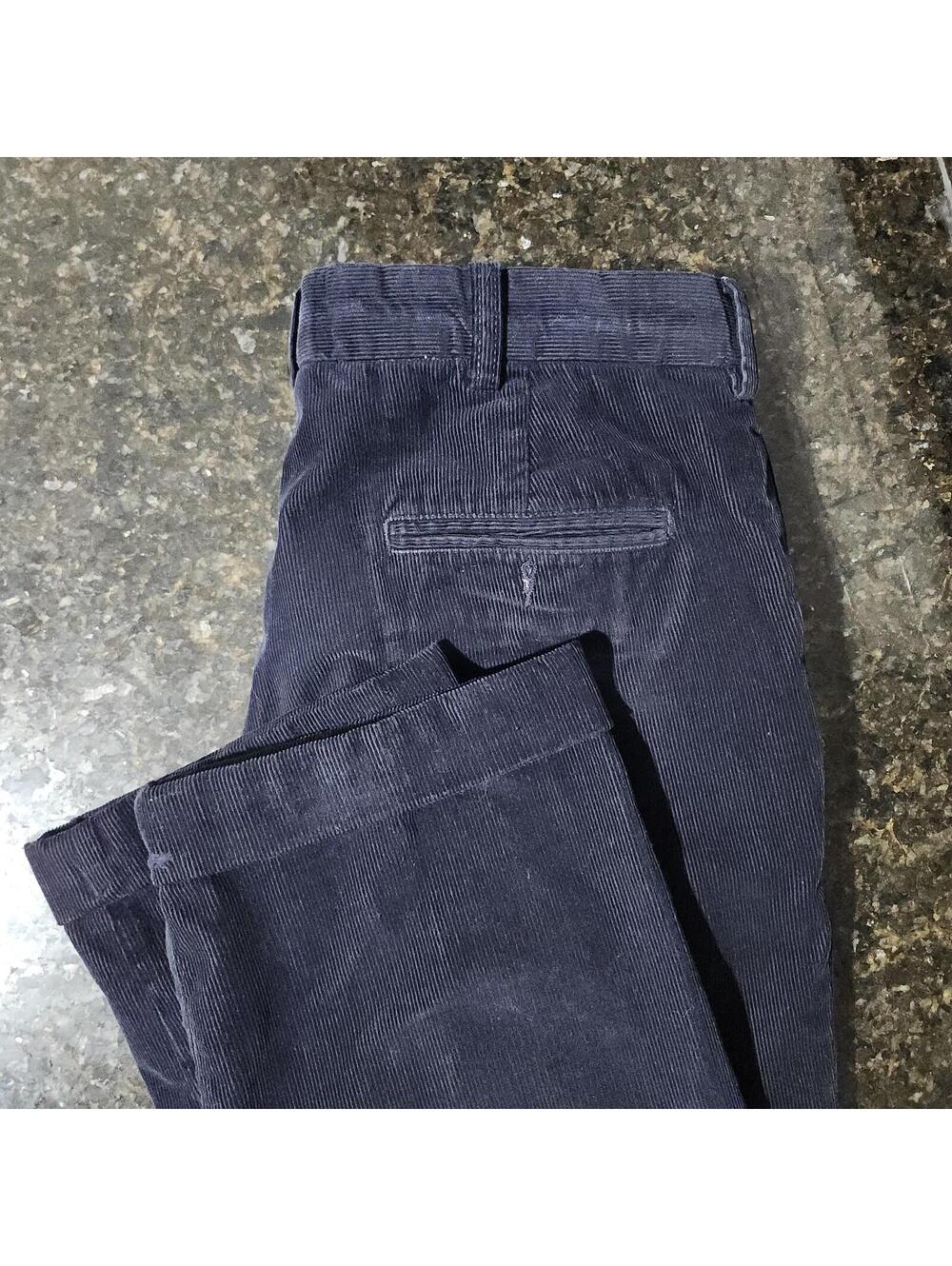 Vintage Polo Ralph Lauren Hammond Pants Corduroy 36x30 Casual Preppy Classic